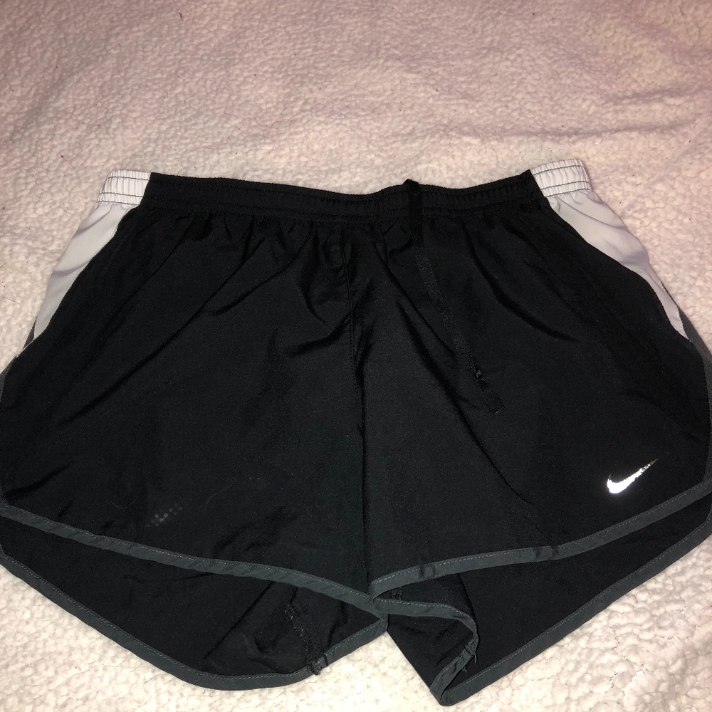 Black and White Nike DryFit Shorts